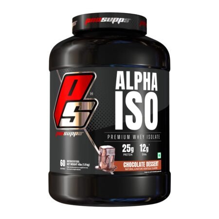 PRO SUPPS Alpha ISO Premium Whey Isolate | Whey Protein Isolate for Muscle Growth and Recovery | Isolate Whey Protein for Muscle Gain