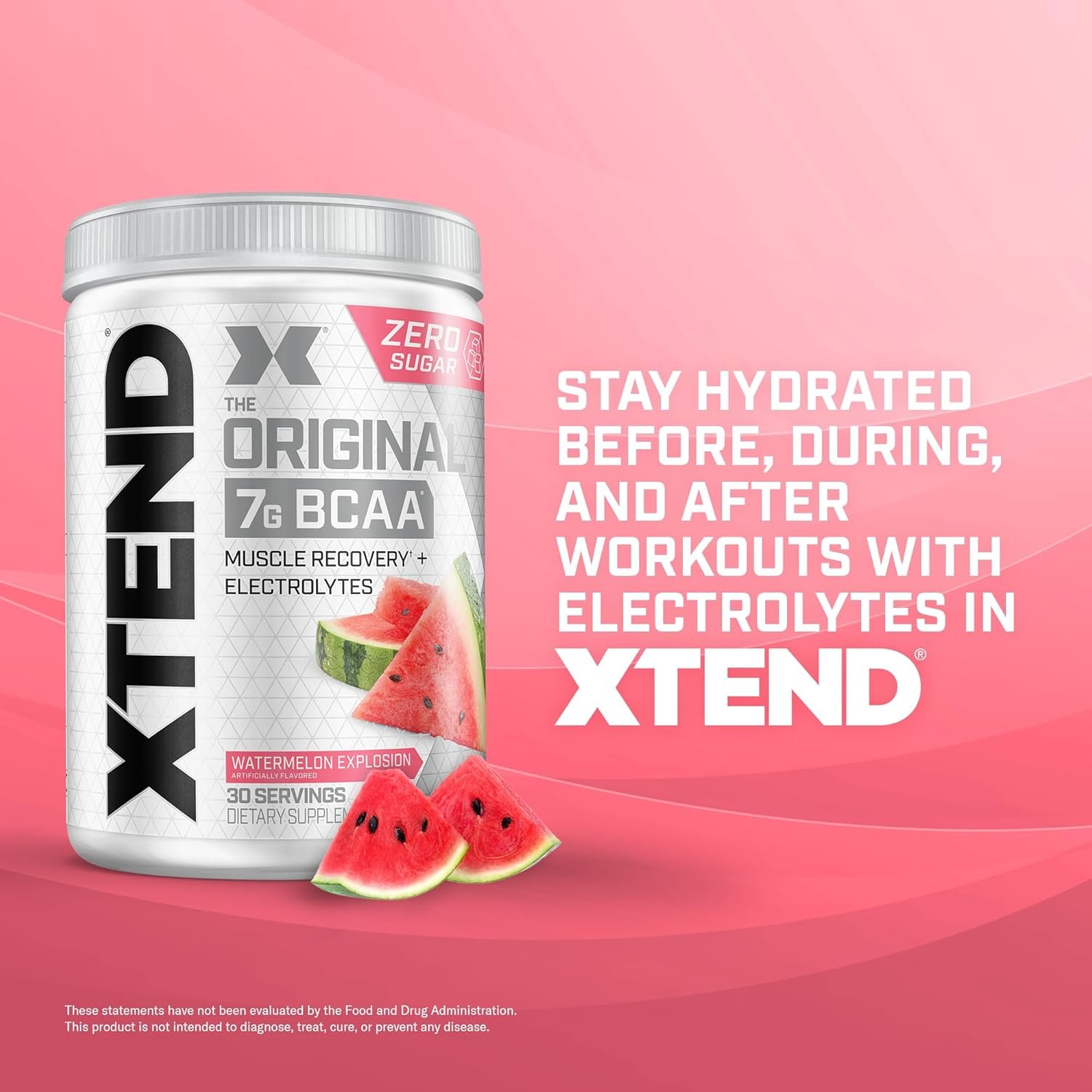 Scivation Xtend BCAAs Powder for Adults (Pre-Workout, 7g BCAAs, 0g Carbs,Sugar & Calories, 3.5 Leucine, 2.5g L-Glutamine, 1g Citrulline Malate) - 402gm, 30 Servings - Image 4