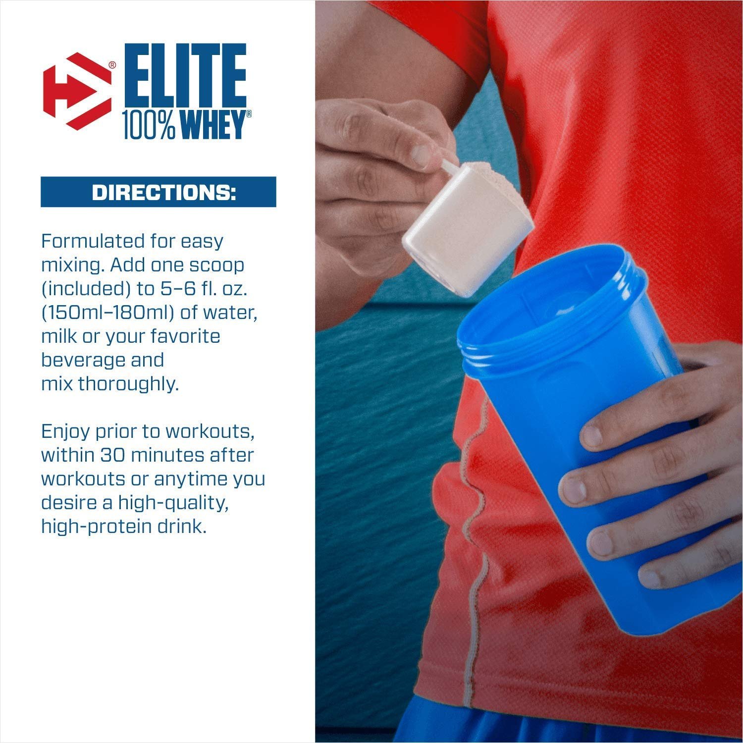 Dymatize Nutrition Elite Whey Protein Supplement Powder, Pre and Post Workout Protein Powder - Image 3