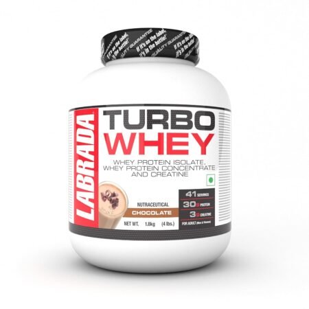 Labrada TURBO WHEY (Whey Protein Isolate, Whey Protein Concentrate and Creatine, 30g Protein, 41 Servings) - (1.8kg)