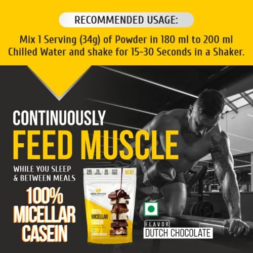 Healthfarm Micellar Casein Protein Powder - Image 3
