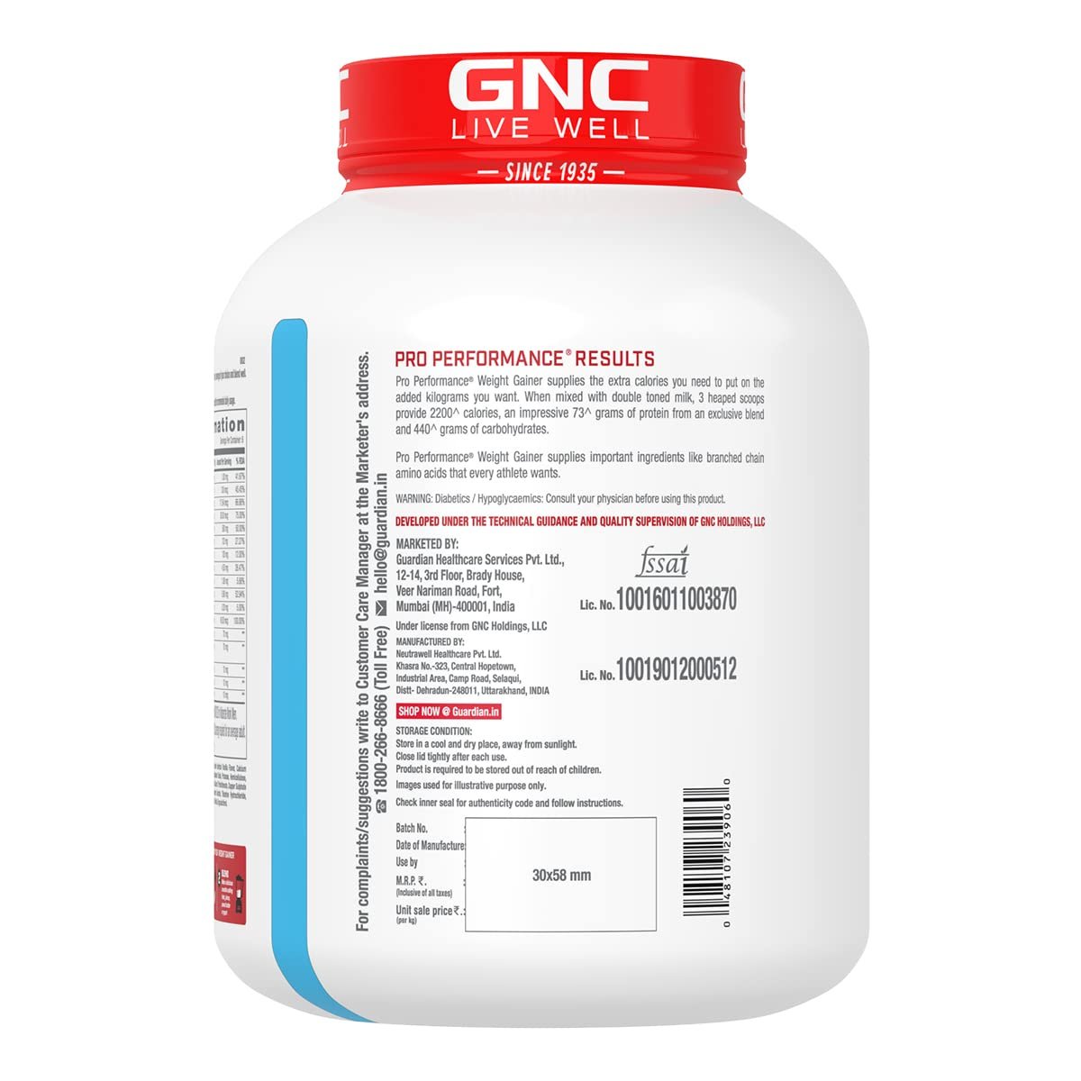 GNC Pro Performance Weight Gainer - Image 2