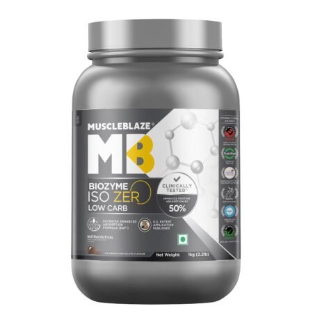 MuscleBlaze Biozyme Iso-Zero, Low Carb