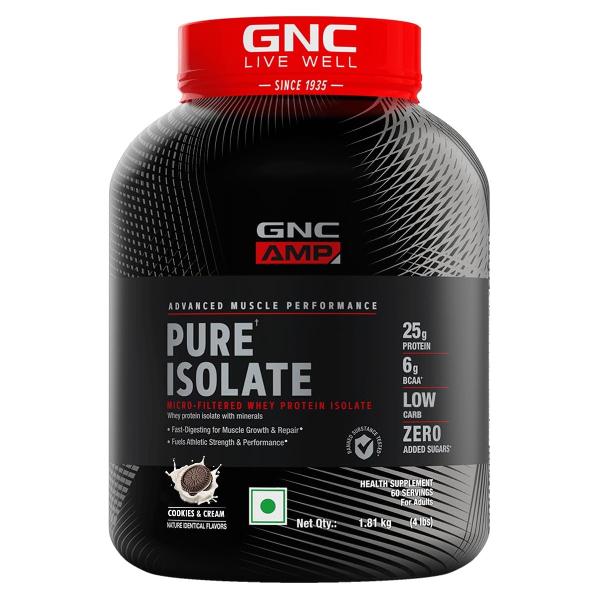 GNC AMP Pure Isolate Low Carb