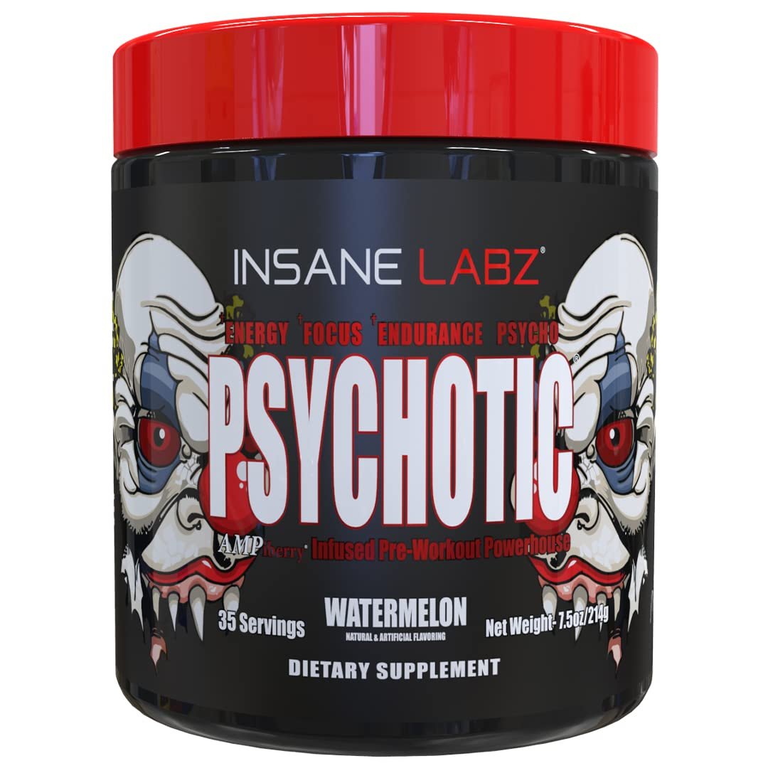 Insane Labz Psychotic, High Stimulant Pre Workout Powder