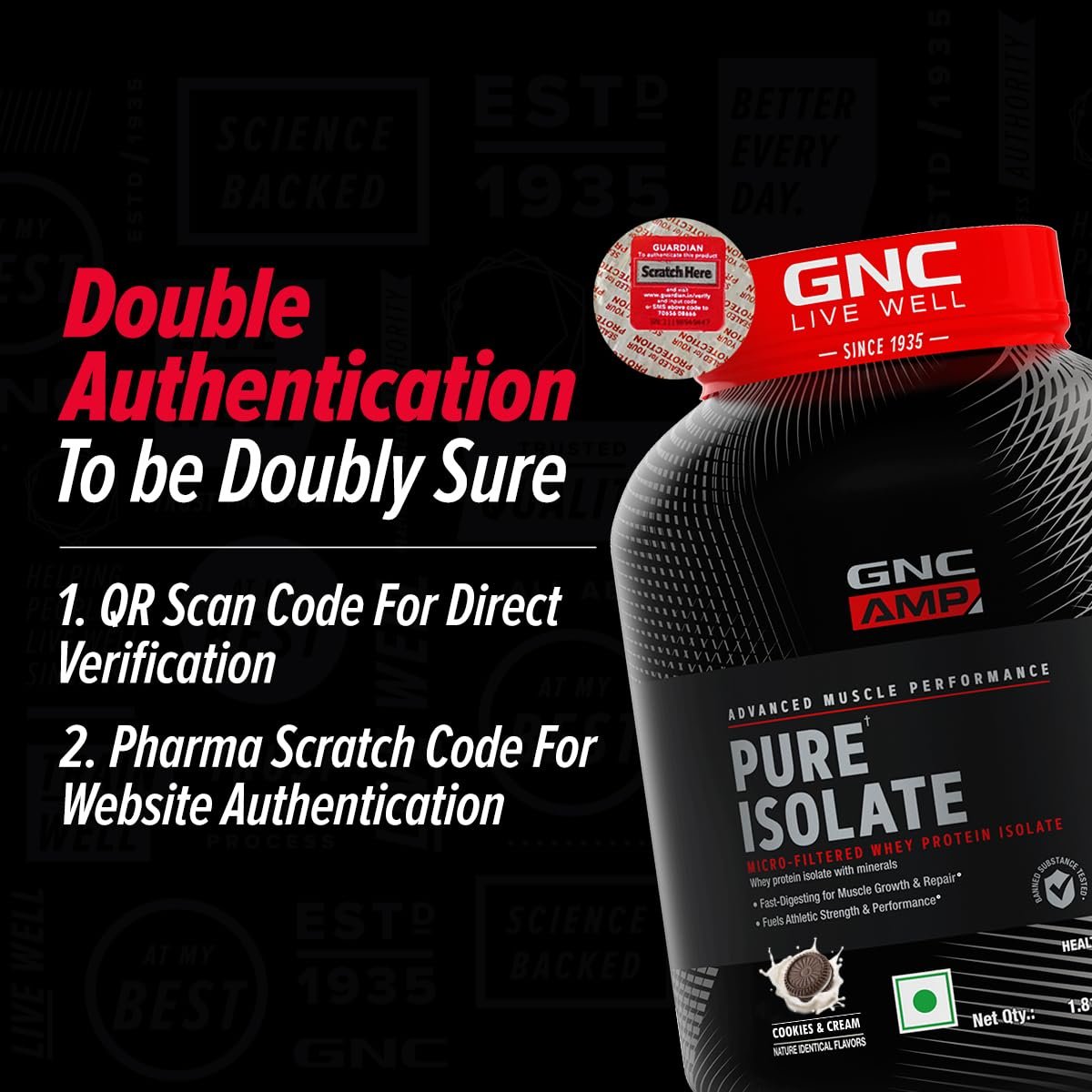 GNC AMP Pure Isolate Low Carb - Image 4