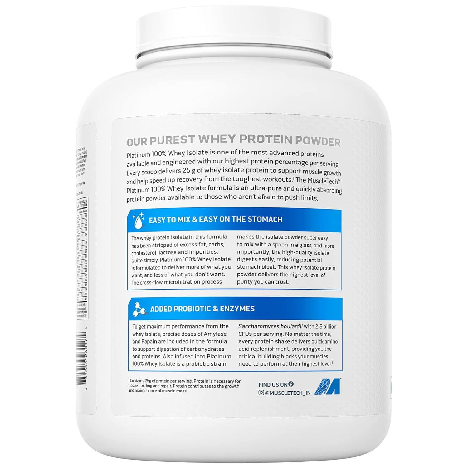 MuscleTech Platinum 100% Whey Isolate - Image 4