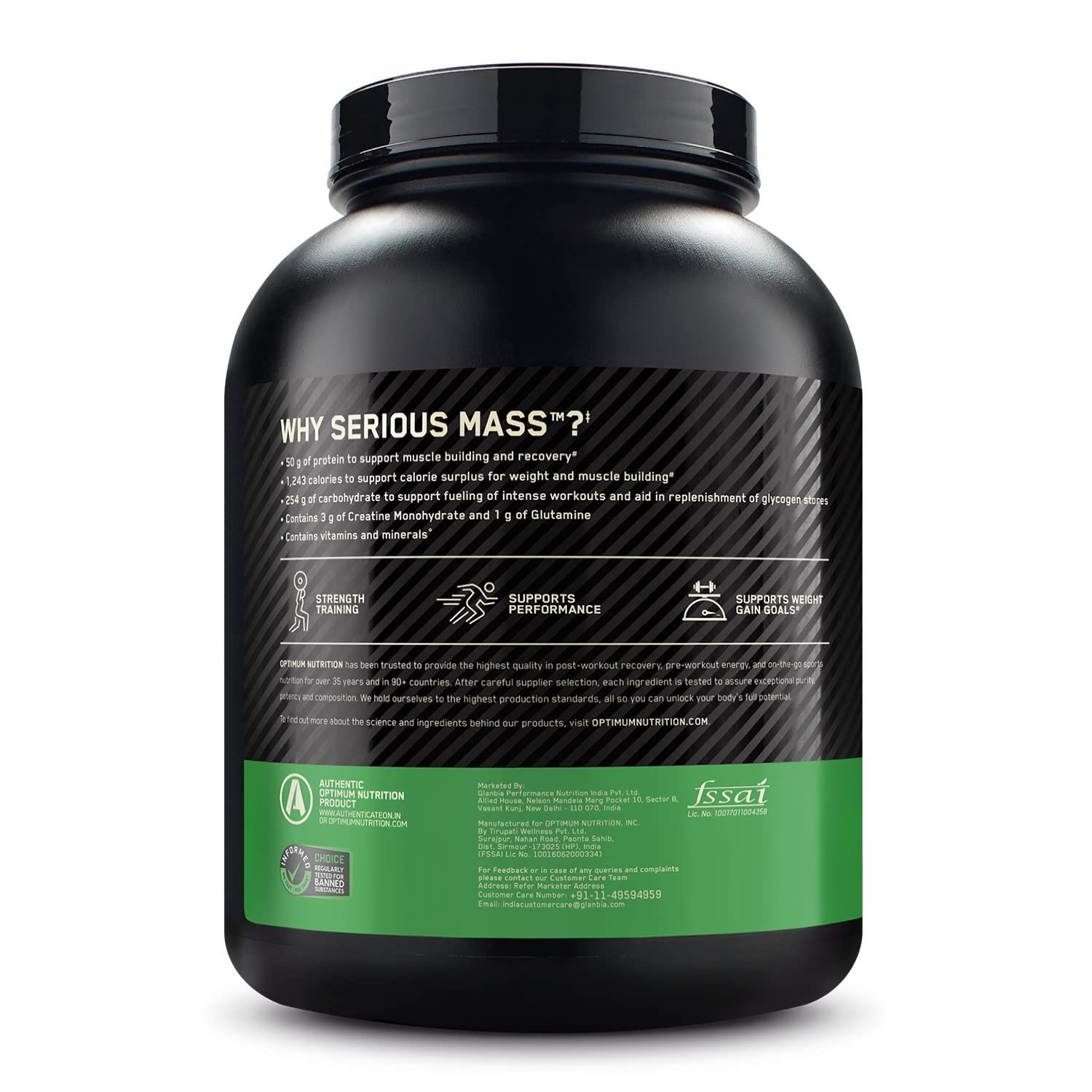 OPTIMUM NUTRITION (ON) Serious Mass High Protein High Calorie Weight Gainer Powder - Image 4