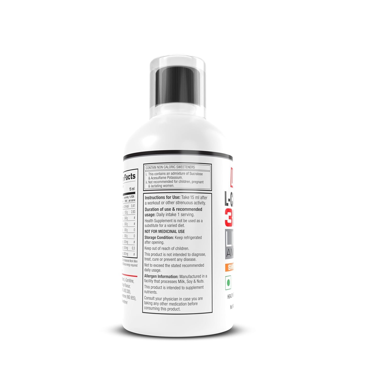 Labrada L-Carnitine Liquid 450ml |3000mg Liquid - Image 2