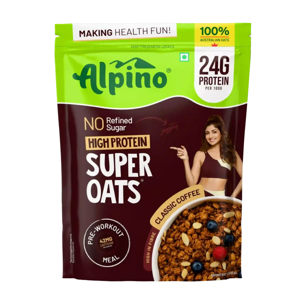 Alpino High Protein Super Rolled Oats Classic Coffee